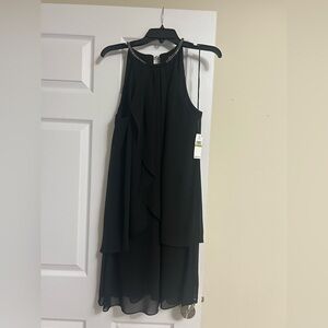 Elegant Black Sleeveless Dress